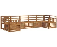 Sekcijos sofų komplektas 7 pcs Natūrali