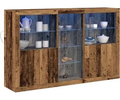 LED Bufetas Senas medis 162 x 37 x 100 cm Apdirbta mediena