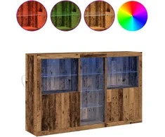 LED Bufetas Senas medis 162 x 37 x 100 cm Apdirbta mediena