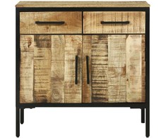 Kabalas su stalčių 70 x 35 x 70 cm Mango medienos masyvas