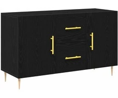 Kabalas Juodas ąžuolas 100 x 36 x 60 cm Apdirbta mediena