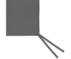 Šoninė pavėsinės siena su langais, antracito spalvos, 6x2m