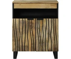 Komodas su stalčių Ruda 60 x 33 x 75 cm mango medienos masyvas