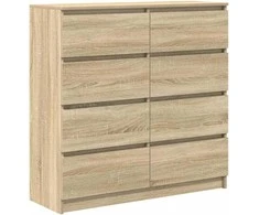 Šoninė spintelė, ąžuolo, 100x35x99 cm, apdirbta mediena