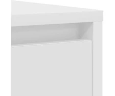 Šoninė spintelė, baltos spalvos, 85x34x76cm, apdirbta mediena