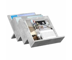 Žurnalų stovas Betono pilka 53 x 40 x 28,5 cm Apdirbta mediena