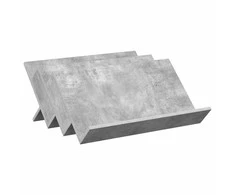 Žurnalų stovas Betono pilka 65 x 53 x 28,5 cm Apdirbta mediena