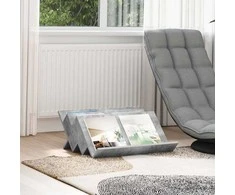 Žurnalų stovas Betono pilka 65 x 53 x 28,5 cm Apdirbta mediena