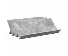 Žurnalų stovas Betono pilka 90 x 53 x 28,5 cm Apdirbta mediena