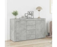 Kabalas Betono pilka 120 x 36 x 69 cm Apdirbta mediena