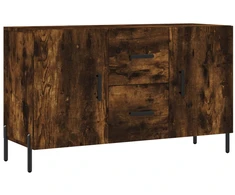 Šoninė spintelė, dūminio ąžuolo, 100x36x60cm, apdirbta mediena