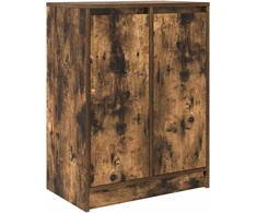 Šoninė spintelė, dūminio ąžuolo, 57x34x76 cm, apdirbta mediena
