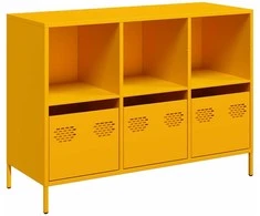 Šoninė spintelė, garstyčių, 101,5x39x73,5cm, plienas