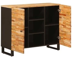 Šoninė spintelė Ruda 90 x 33 x 75 cm Kietas mango medis