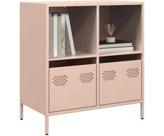 Šoninė spintelė, rožinė, 68x39x73,5cm, šaltai valcuotas plienas