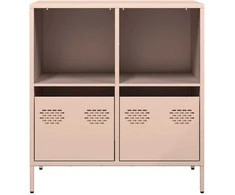 Šoninė spintelė, rožinė, 68x39x73,5cm, šaltai valcuotas plienas