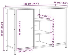 Kabalas Senas medis 100 x 35 x 70 cm