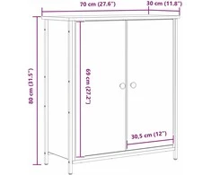 Kabalas Senas medis 70 x 30 x 80 cm Apdirbta mediena