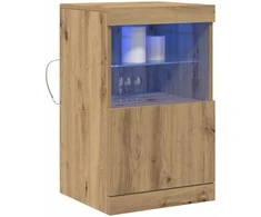 LED Bufetas Amatininkų ąžuolas 41 x 37 x 67 cm Apdirbta mediena