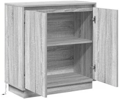 LED Bufetas Pilka sonoma ąžuolo 71 x 34,5 x 75 cm