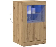 LED Bufetas Amatininkų ąžuolas 41 x 37 x 67 cm Apdirbta mediena