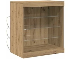 LED Bufetas Amatininkų ąžuolas 60,5 x 37 x 67 cm
