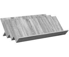 Žurnalų stovas Pilkas Sonoma 90 x 53 x 28,5 cm Apdirbta mediena