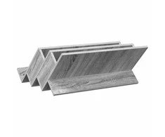Žurnalų stovas Pilkas Sonoma 65 x 53 x 28,5 cm Apdirbta mediena