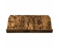 Žurnalų stovas su lentyna Rūkyta ąžuolas 90 x 53 x 28,5 cm