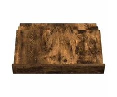 Žurnalų stovas su lentyna Rūkyta ąžuolas 65 x 53 x 28,5 cm