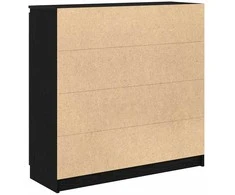 Šoninė spintelė su stalčiais, 100,5x35x98,5 cm, mediena