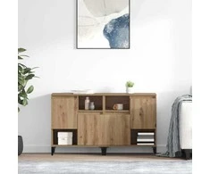 Šoninės lentynos 2 pcs Amatininkų ąžuolas 60 x 35 x 70 cm