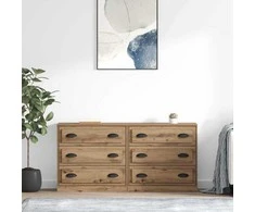 Šoninės lentynos 2 pcs Amatininkų ąžuolas 70 x 35,5 x 67,5 cm