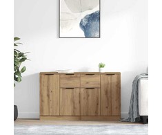 Šoninės lentynos 2 pcs Amatininkų ąžuolas 60 x 30 x 70 cm