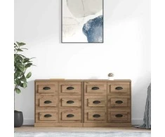 Šoninės lentynos 2 pcs Amatininkų ąžuolas 70 x 35,5 x 67,5 cm