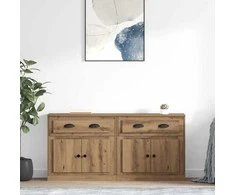 Šoninės lentynos 2 pcs Amatininkų ąžuolas 70 x 35,5 x 67,5 cm
