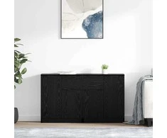 Šoninės lentynos 2 pcs Juodas ąžuolas 60 x 30 x 70 cm