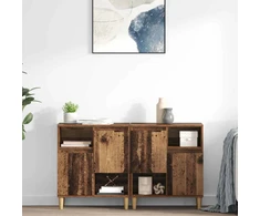 Šoninės lentynos 2 vnt. Senovinis medis 60 x 35 x 70 cm