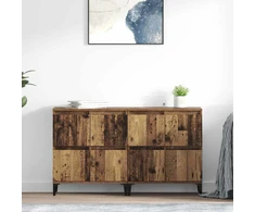 Šoninės lentynos 2 vnt. Senovinis medis 60 x 35 x 70 cm