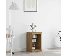 LED Bufetas Amatininkų ąžuolas 41 x 37 x 67 cm Apdirbta mediena