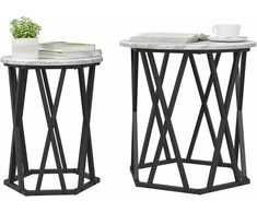 Kavos staliukas 2 pcs Pilkas Sonoma