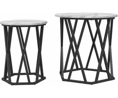 Kavos staliukas 2 pcs Pilkas Sonoma