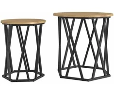 Kavos staliukas 2 pcs Amatininkų ąžuolas
