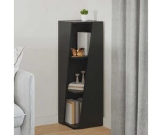 Šoninis lentynas Juoda 33 x 32 x 100,5 cm Apdirbta mediena
