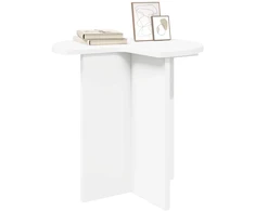 Šoninis stalas 2 pcs Balta Ø 39 x 38 cm Apdirbta mediena