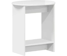 Šoninis stalas Itin blizgi balta 50 x 39,5 x 55 cm