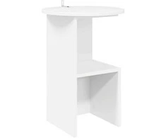 Šoninis stalas Balta Ø 39,5 x 55 cm Apdirbta mediena