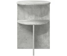 Šoninis stalas Betono pilka Ø 39,5 x 55 cm Apdirbta mediena