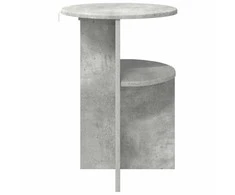 Šoninis stalas Betono pilka Ø 39,5 x 55 cm Apdirbta mediena