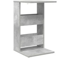 Šoninis stalas Betono pilka 40 x 35 x 60,5 cm Apdirbta mediena